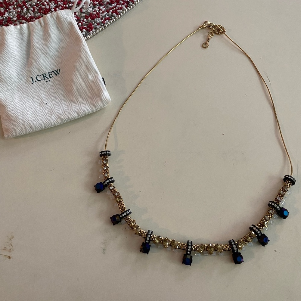 ⭐️Jcrew unique statement necklace gold